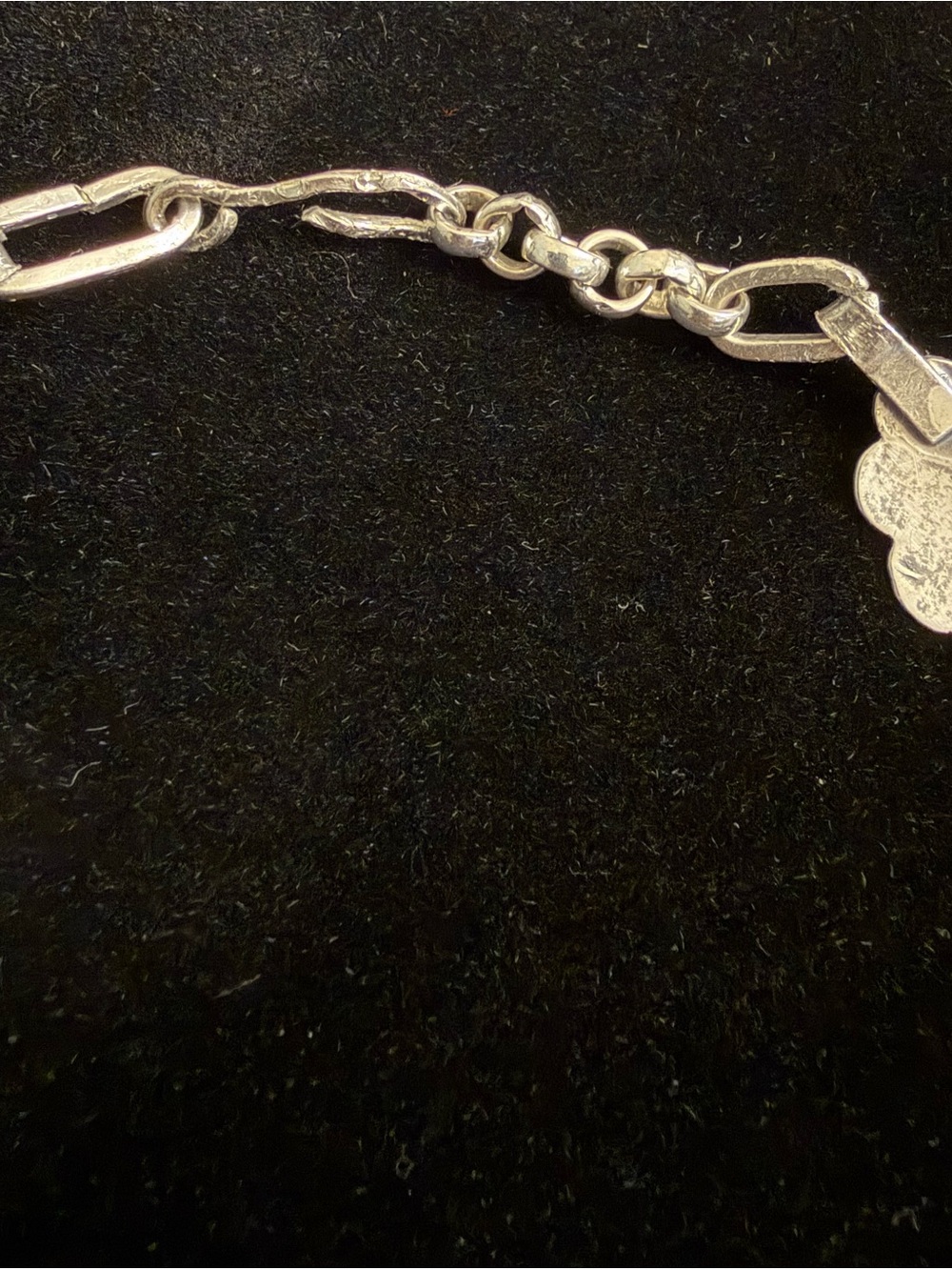 Rare Vintage Navajo Sterling Silver and Red Coral Concho Link Necklace - Picture 10 of 15